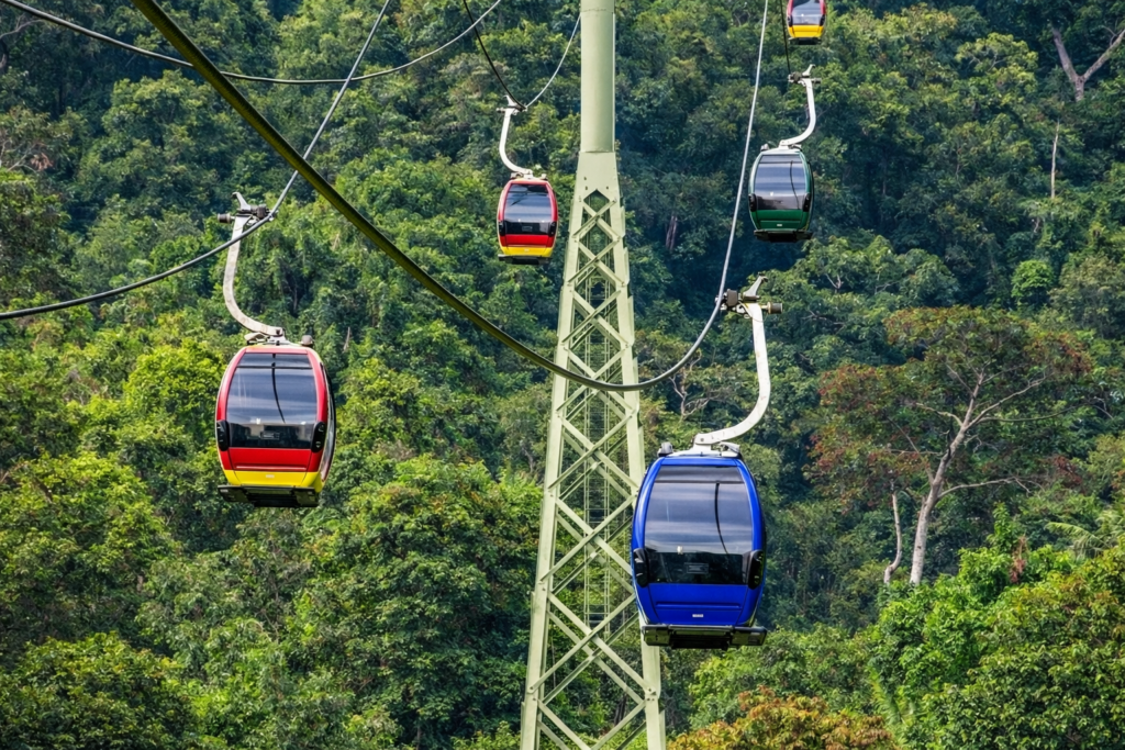 Take a Cable Car Ride to the Top of Gunung Mat Cincang (Langkawi)