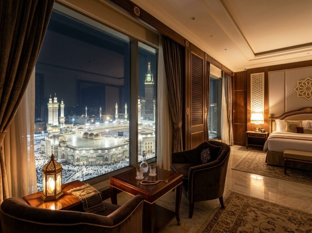 Hotel room overlooking