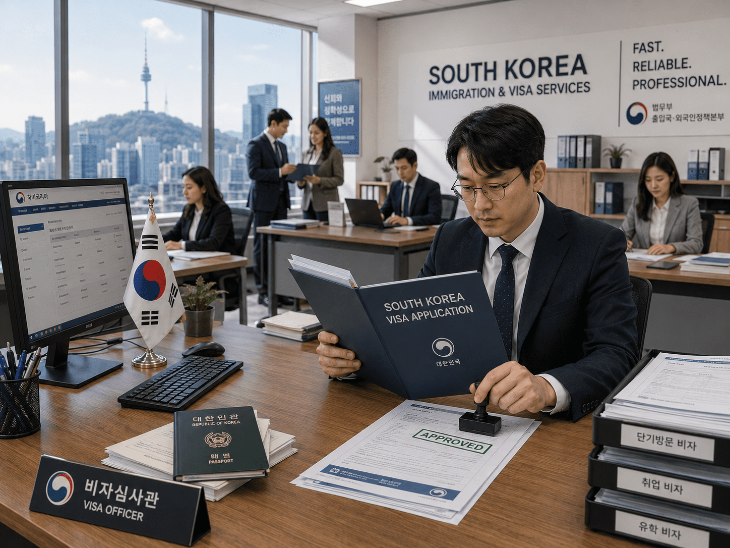 Visa application processing
