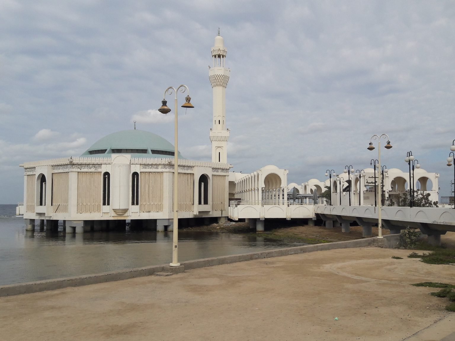 Al-Rahmah Floating Mosque on the Jeddah Corniche