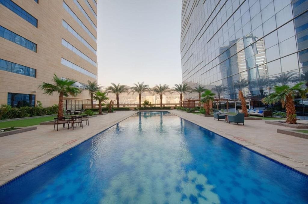 Outdoor swimming pool at Makkah Al Aziziah