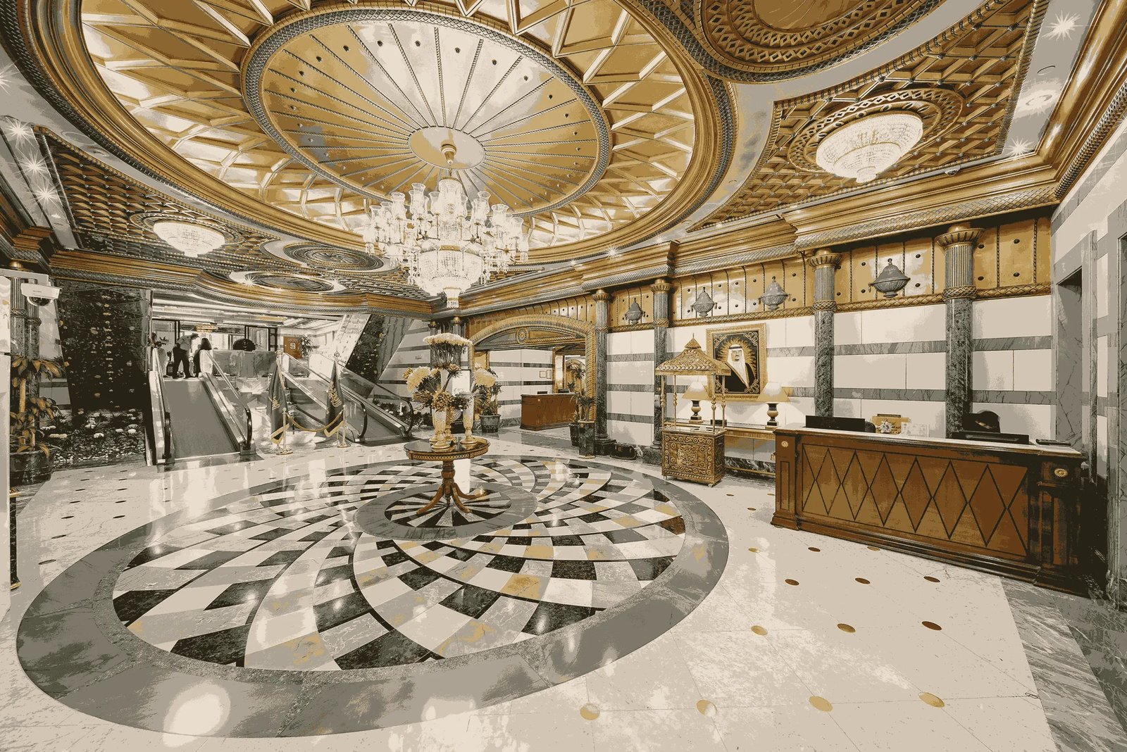 Hotel lobby at InterContinental Dar Al Tawhid Makkah