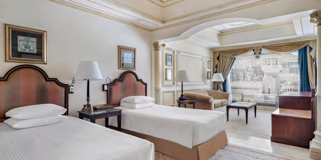 Twin-bed room at InterContinental Dar Al Tawhid Makkah